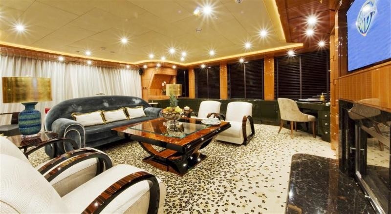 Sitting: Yacht 360&DEG;'s 360 Premier Saloon Pictured