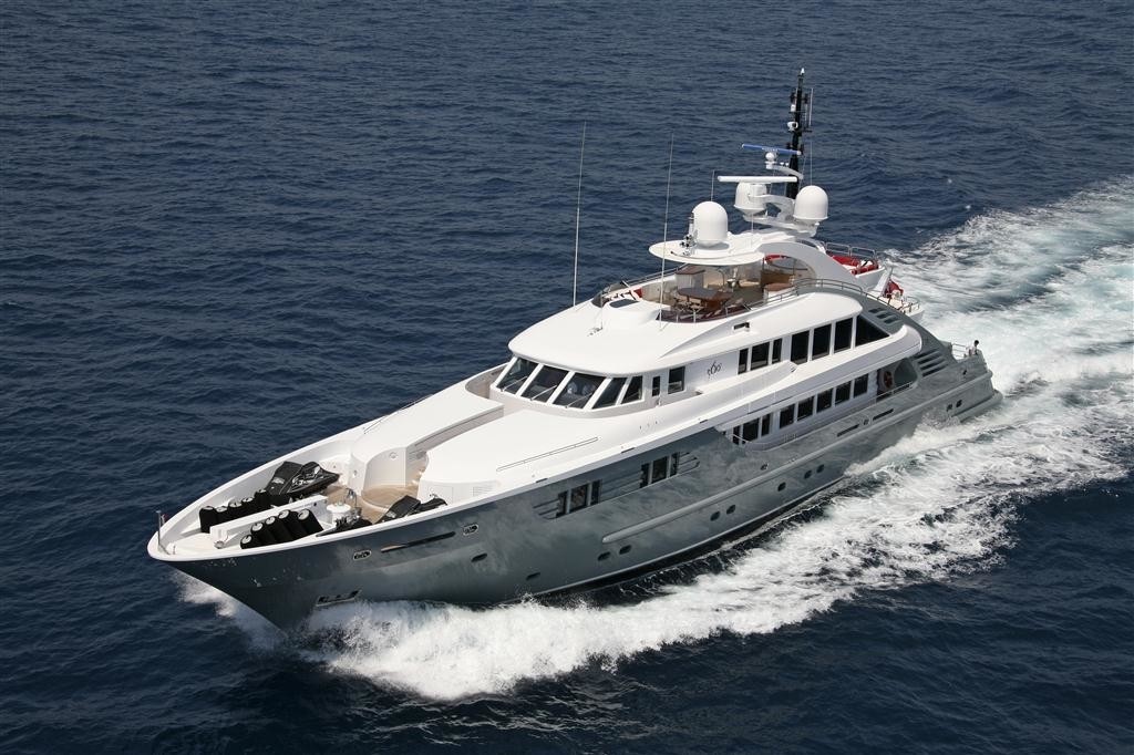 360 From Above Aspect On Board Yacht 360&DEG;