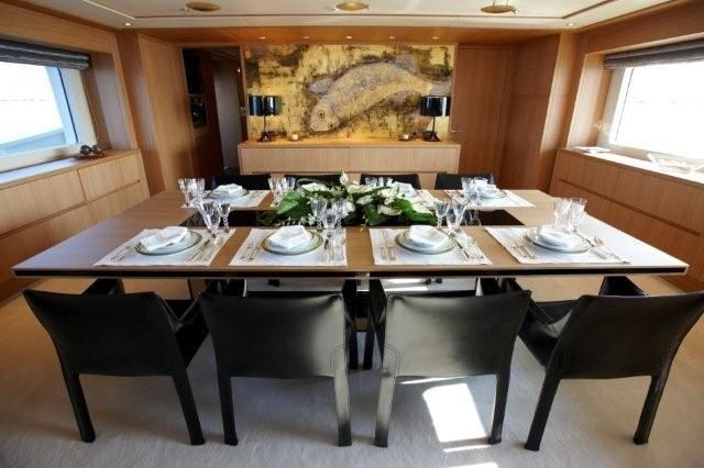 Eating/dining Saloon On Board Yacht ALKHOR