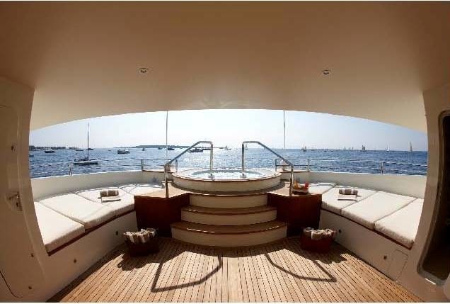 Jacuzzi Pool Aboard Yacht ALKHOR