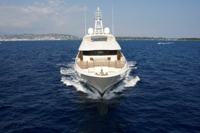 Forward Aspect: Yacht ALKHOR's Cruising Captured