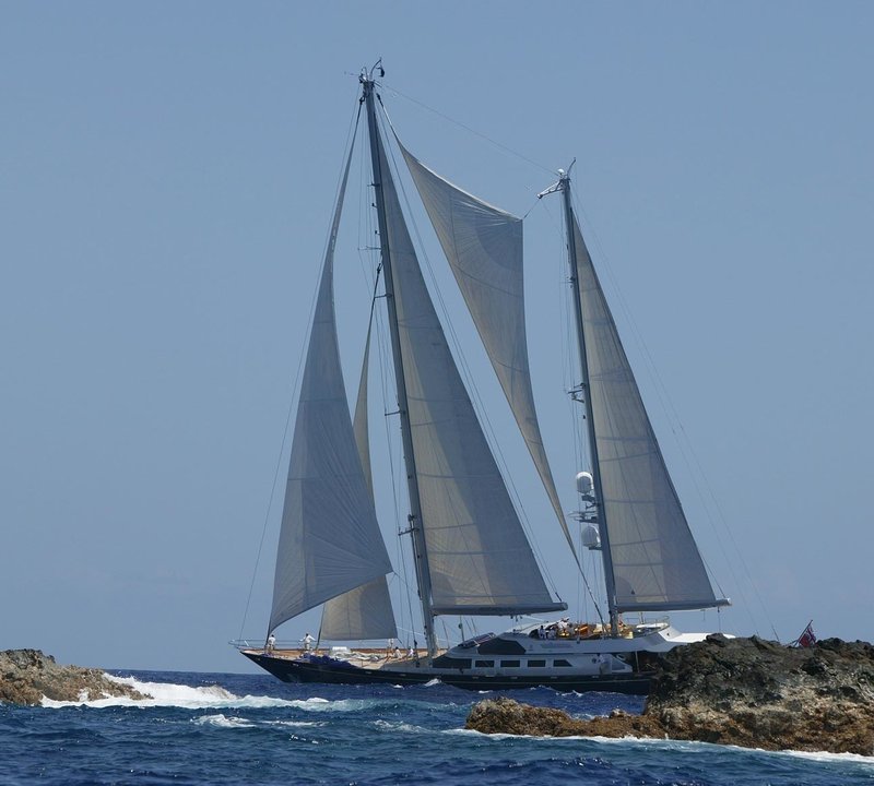 Overview Taken From Shoreline On Board Yacht ANDROMEDA LA DEA