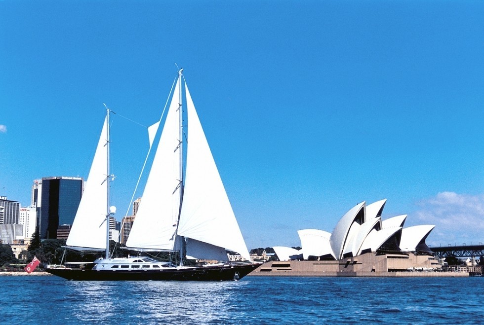 Sydney Port On Yacht ANDROMEDA LA DEA