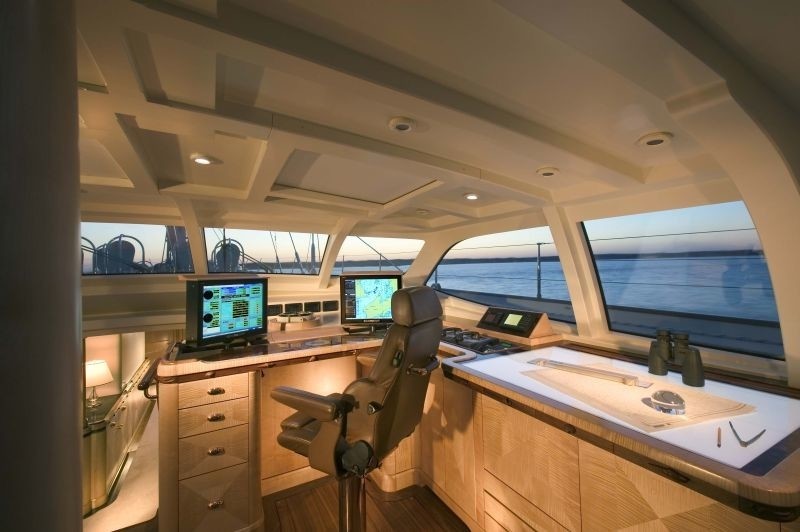 Bridgedeck On Yacht ASOLARE