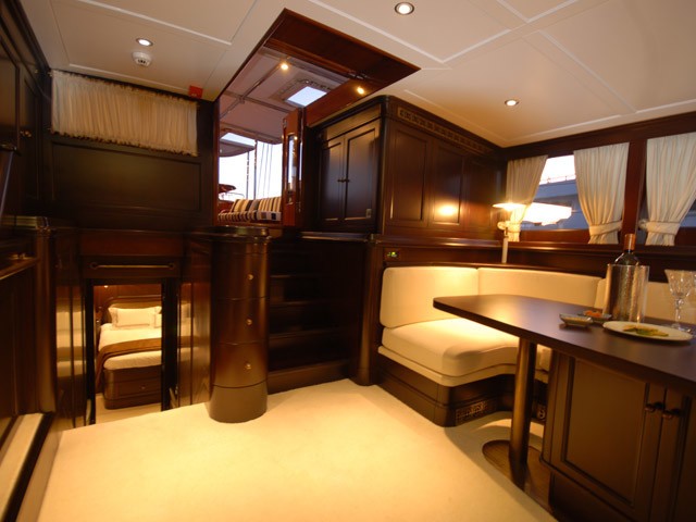 Saloon Aboard Yacht GWEILO