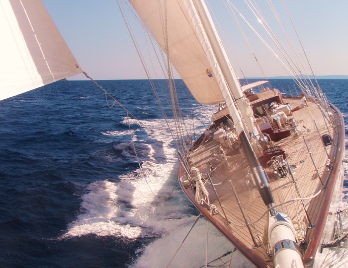 Forward Aspect On Yacht GWEILO