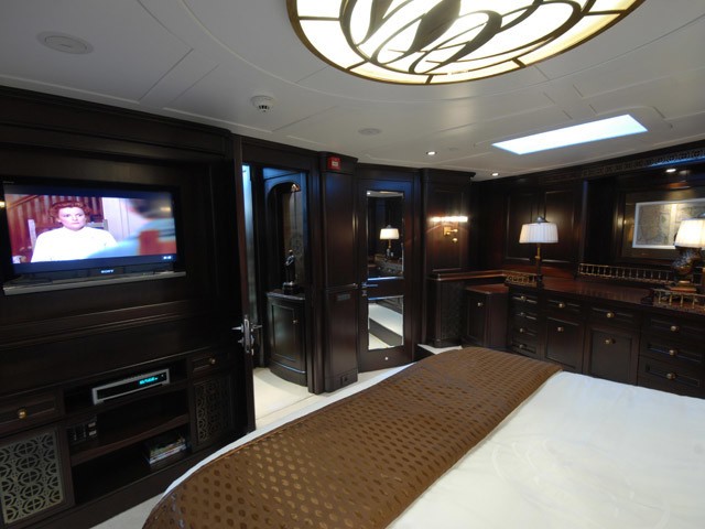 Main Master Cabin Taken From Raised Zone Aboard Yacht GWEILO