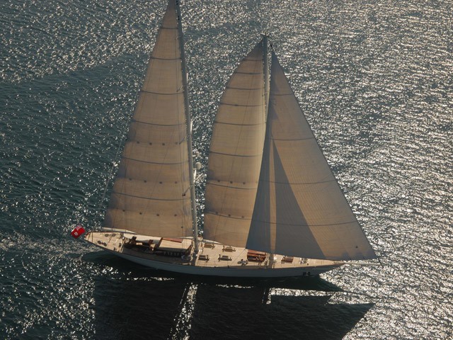 From Above Aspect: Yacht GWEILO's Overview Pictured