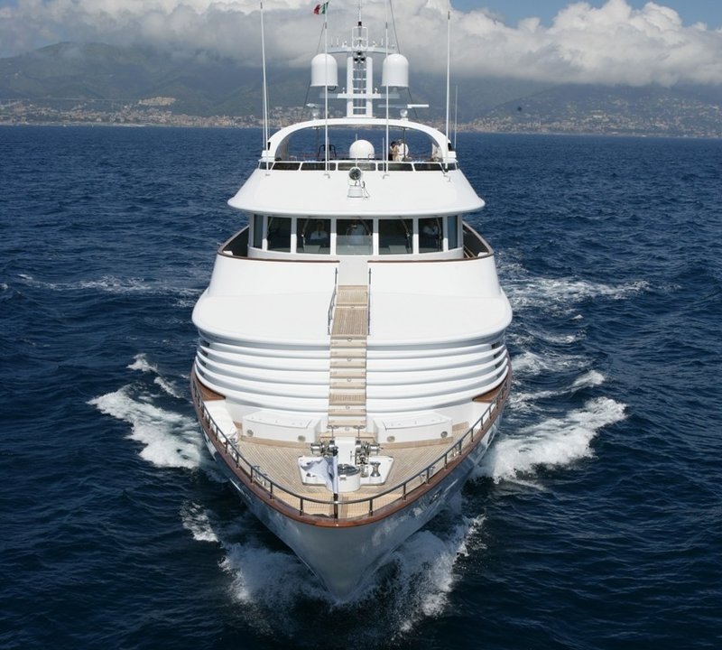 Ship's Bow On Yacht KANALOA