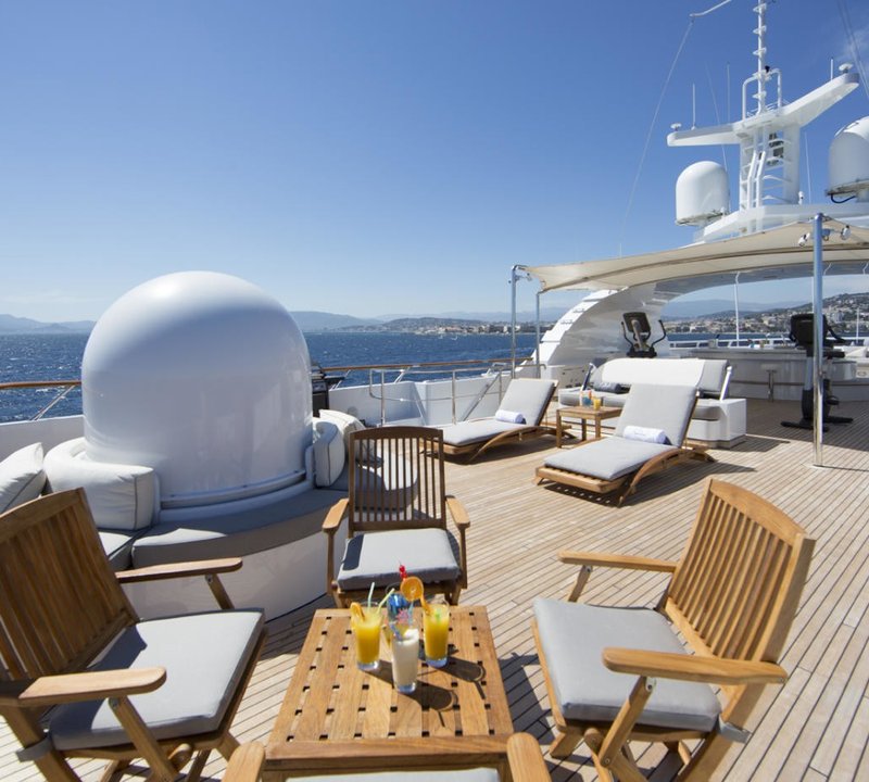 Sun Deck On Board Yacht KANALOA