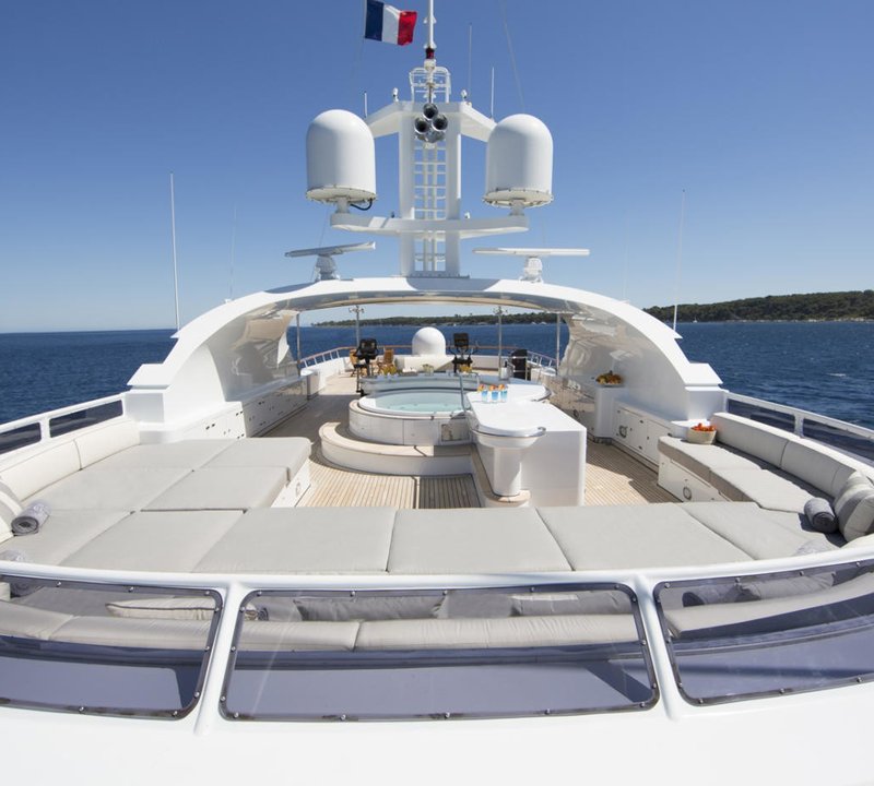 Sun Deck On Board Yacht KANALOA