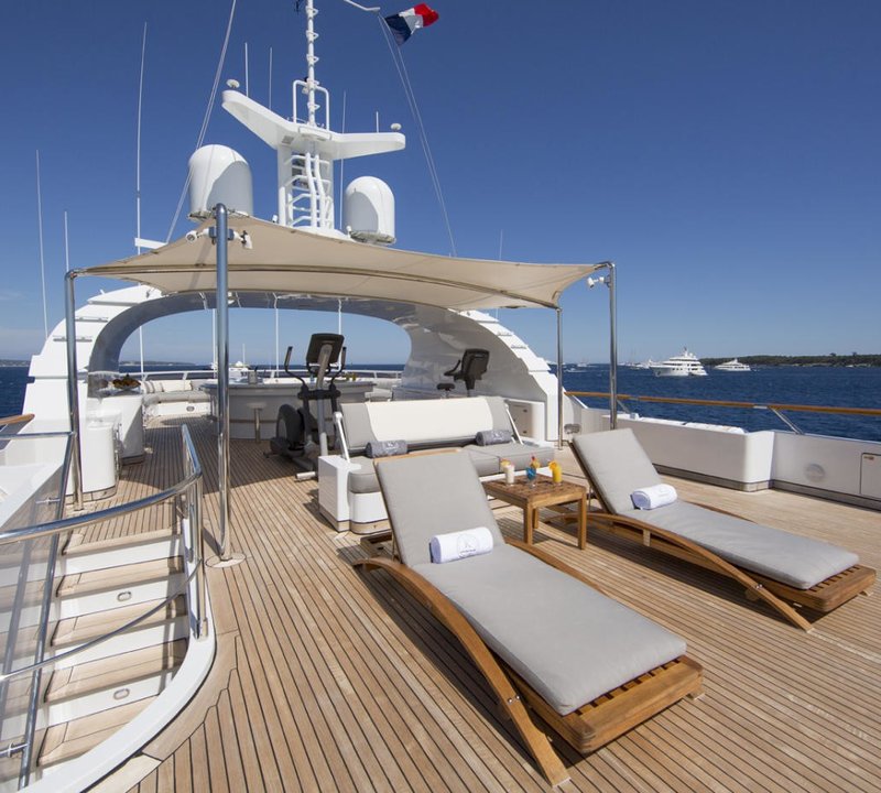 Lounging: Yacht KANALOA's Sun Deck Photograph