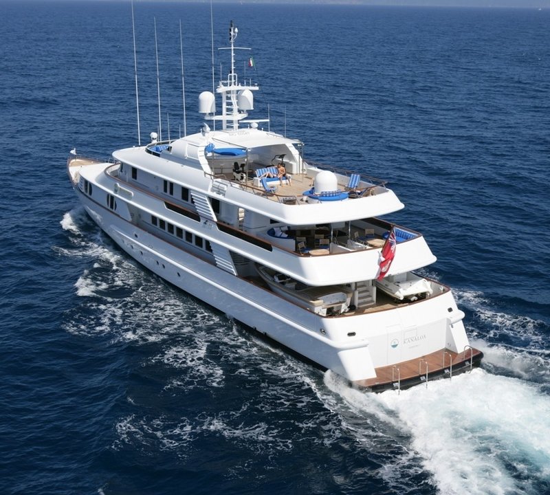 Aft Aspect: Yacht KANALOA's Cruising Photograph