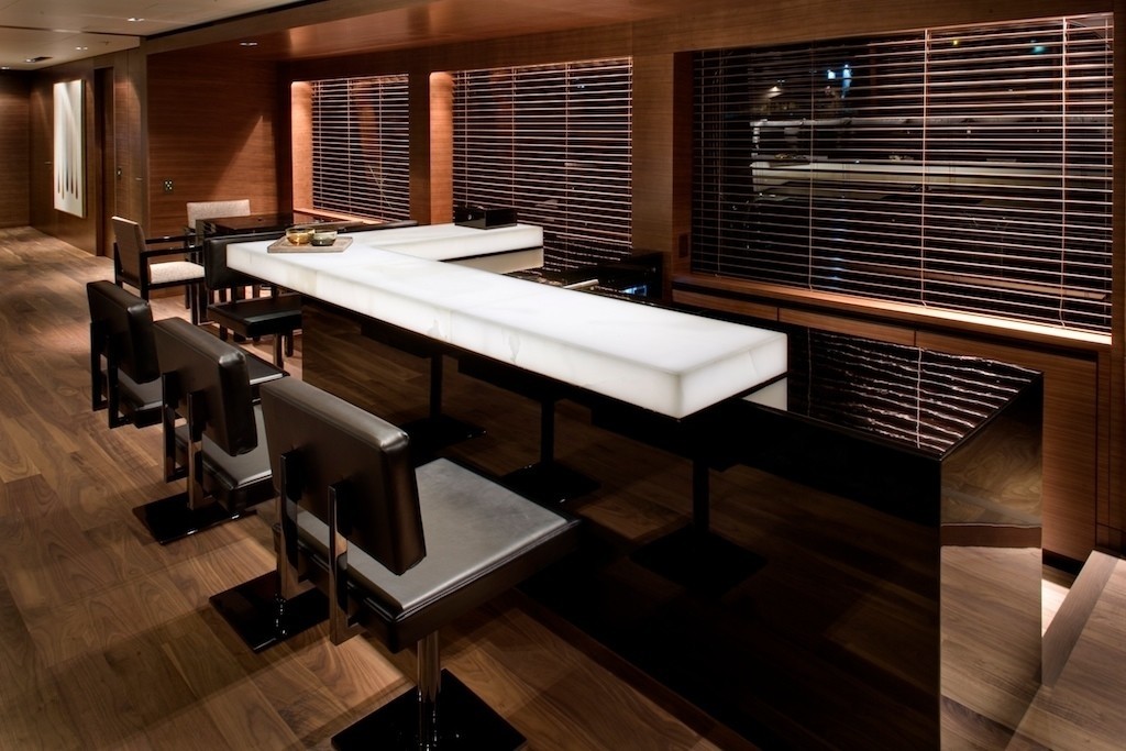Drinks Bar Aboard Yacht ODESSA