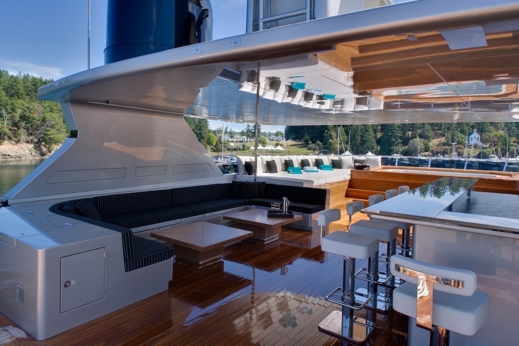 Sun Deck On Yacht ODESSA