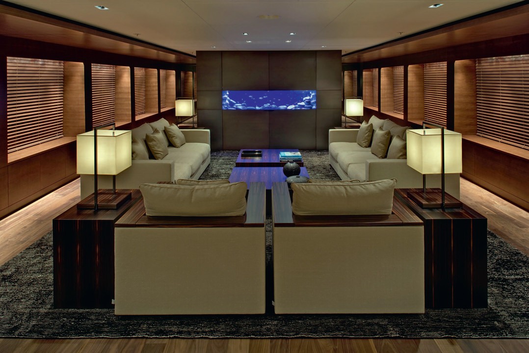 Saloon Aboard Yacht ODESSA