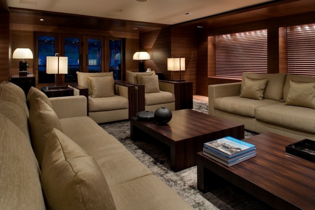 Sitting: Yacht ODESSA's Saloon Pictured