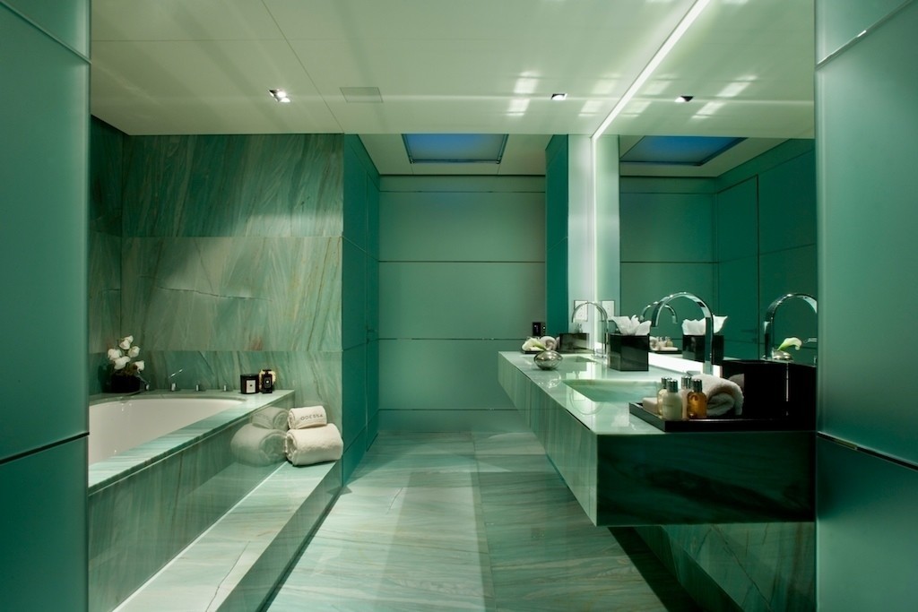 Main Master Bath Aboard Yacht ODESSA