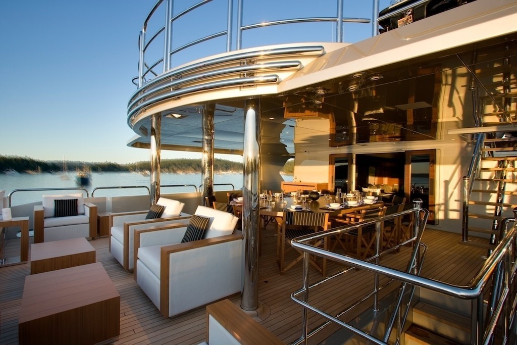 Top Deck On Board Yacht ODESSA