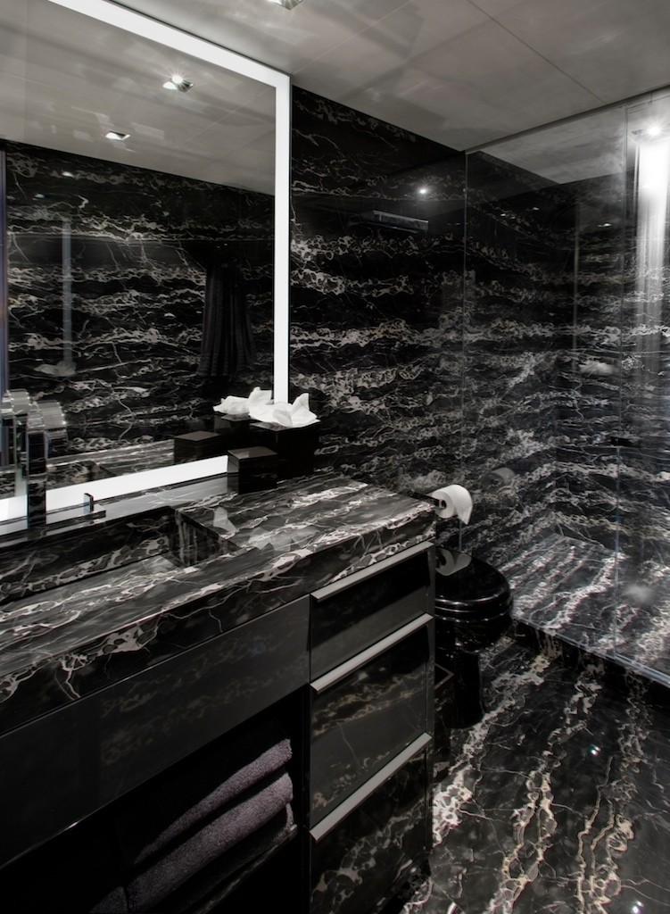 Guest's Bath On Yacht ODESSA