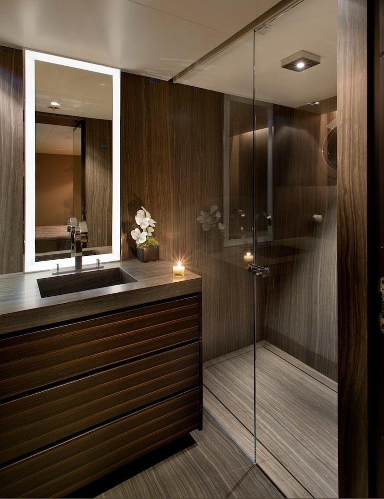 Queen Sized Bath On Board Yacht ODESSA