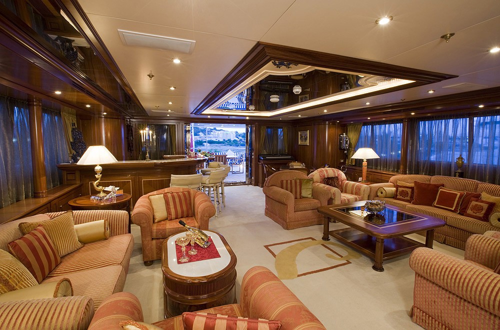 Saloon On Yacht LADY ANN MAGEE