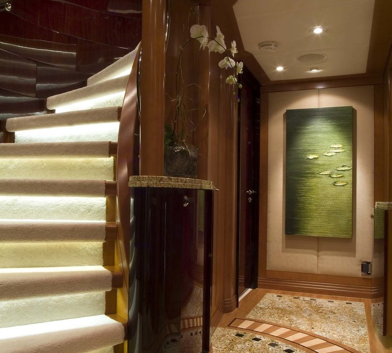 Lower Lobby Aboard Yacht REEF CHIEF