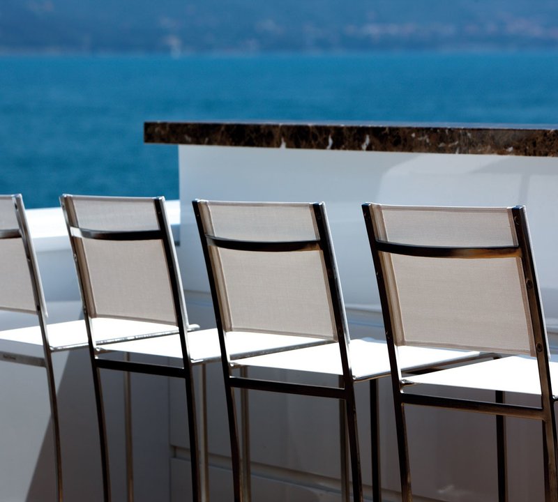 Drinks Bar Sitting Aboard Yacht ZALIV III
