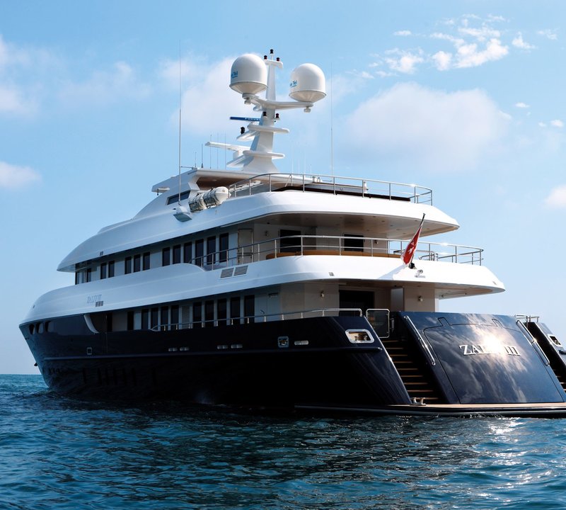 Aft Aspect On Yacht ZALIV III