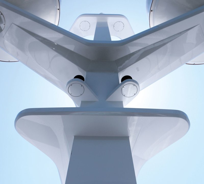 Mast On Board Yacht ZALIV III