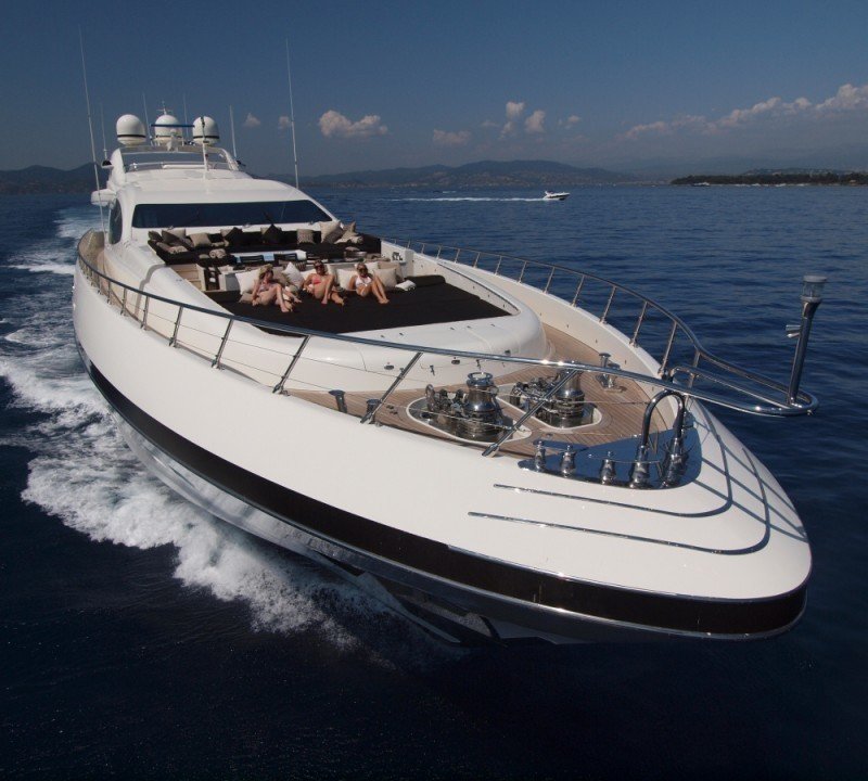Forward Aspect Aboard Yacht ZEUS I