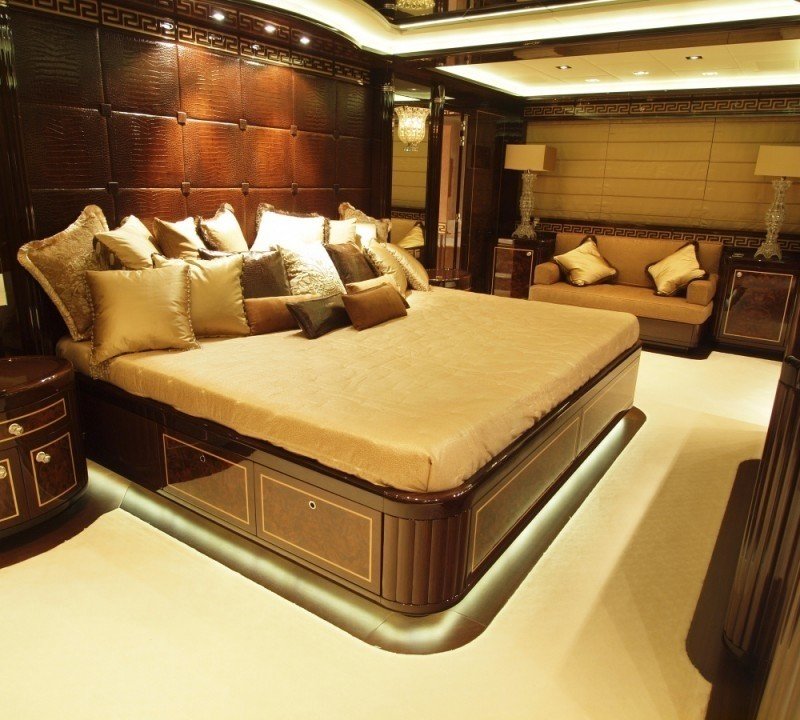 Main Master Cabin Aboard Yacht ZEUS I