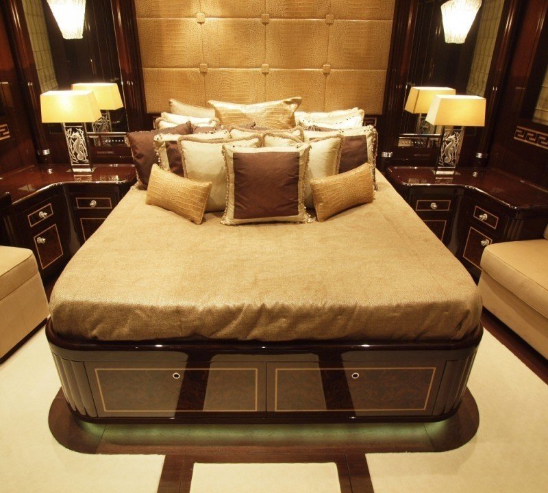 Profile: Yacht ZEUS I's Main Master Cabin Pictured