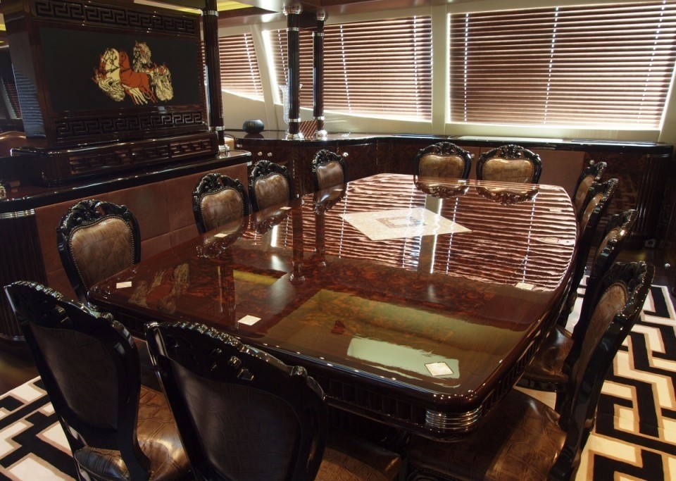 Eating/dining Saloon On Board Yacht ZEUS I