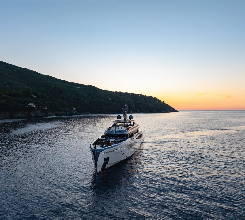 Sunset At Anchor