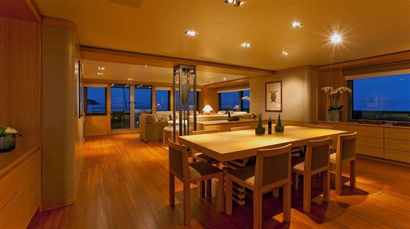 Eating/dining Saloon On Board Yacht EXUMA