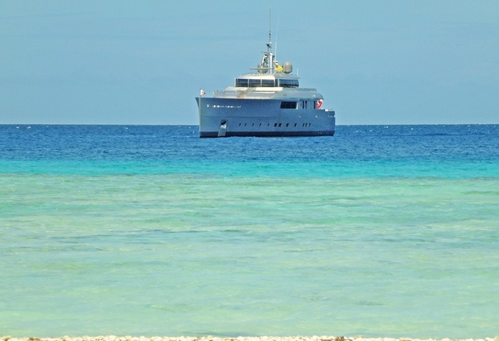 Aspect Taken From Shoreline On Board Yacht EXUMA
