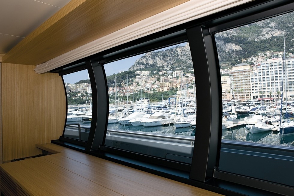 Saloon Window View On Board Yacht EXUMA