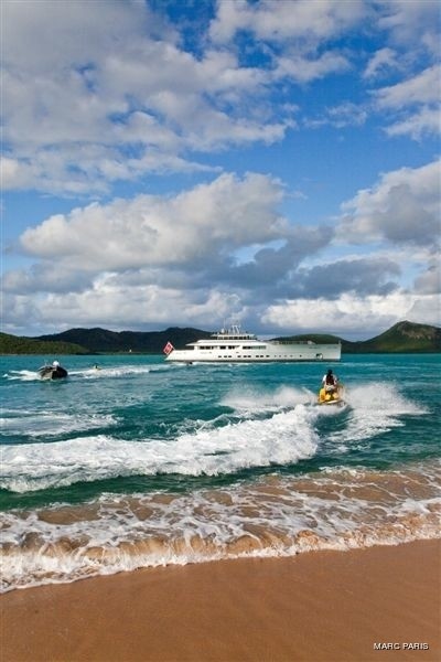 Aspect Taken From Shoreline On Board Yacht EXUMA