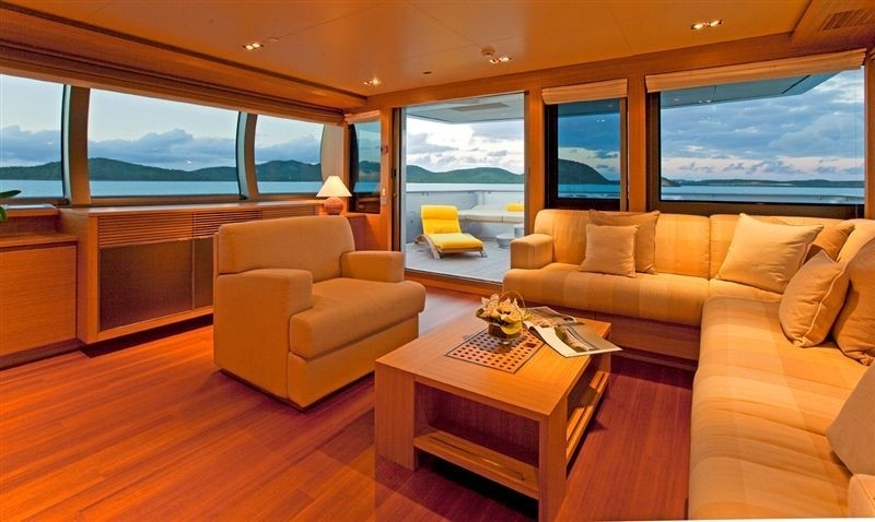 Top Deck On Board Yacht EXUMA