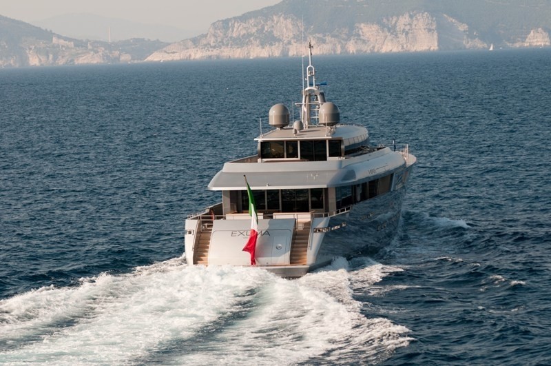 Aft Aspect On Board Yacht EXUMA