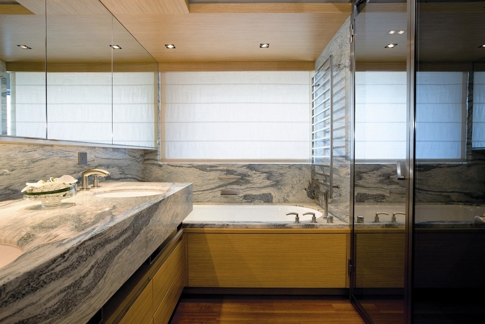 Main Master Bath On Board Yacht EXUMA