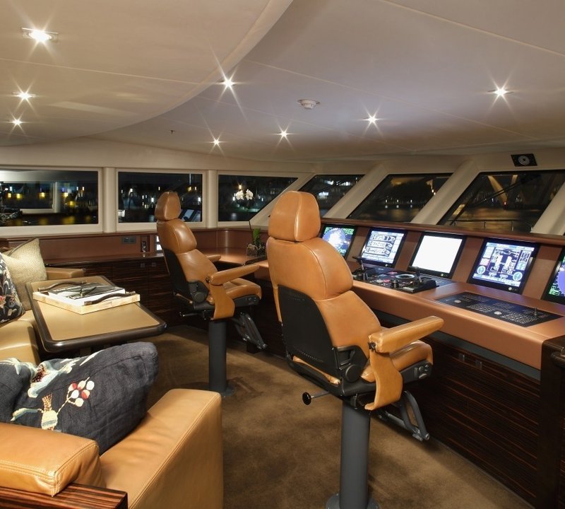 Wheel House On Yacht INCEPTION