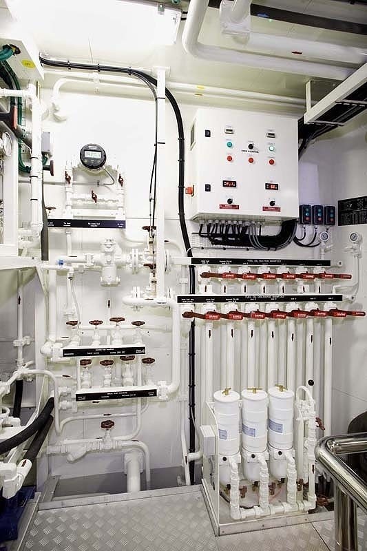 Control Area On Board Yacht INCEPTION