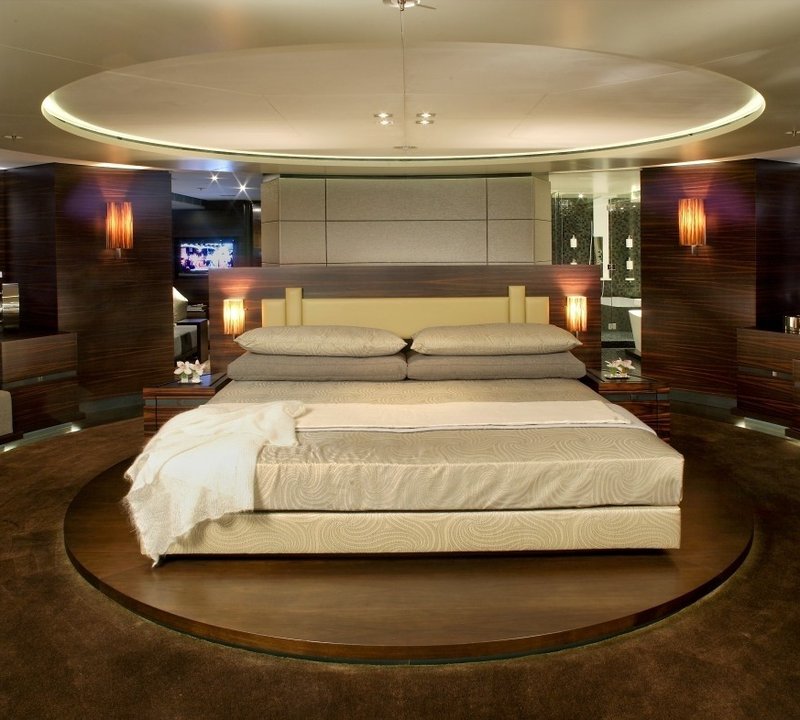 Main Master Cabin Aboard Yacht INCEPTION