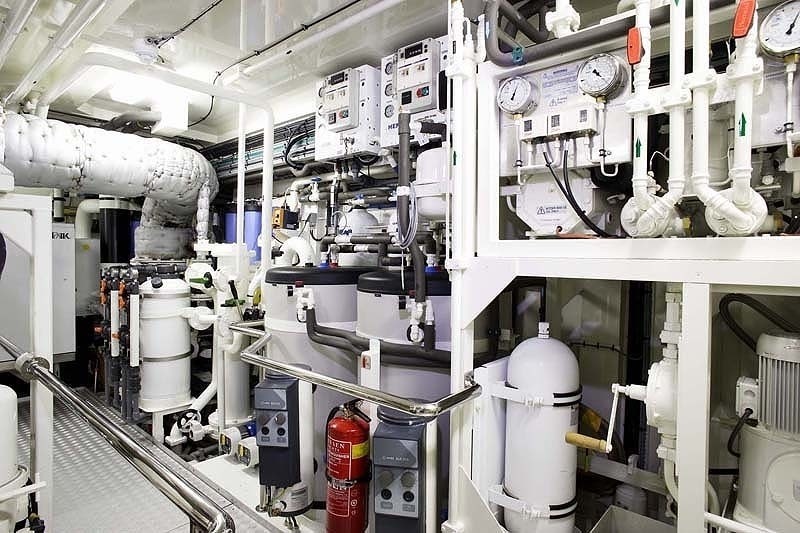 Engine Room Zone On Yacht INCEPTION