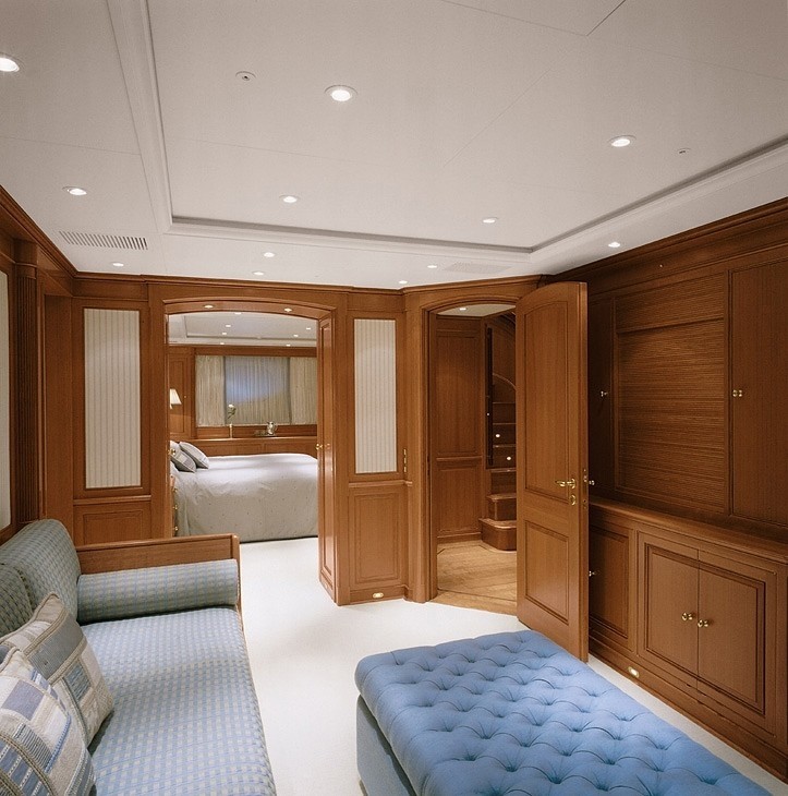 Main Master Sitting Zone Aboard Yacht IS A ROSE