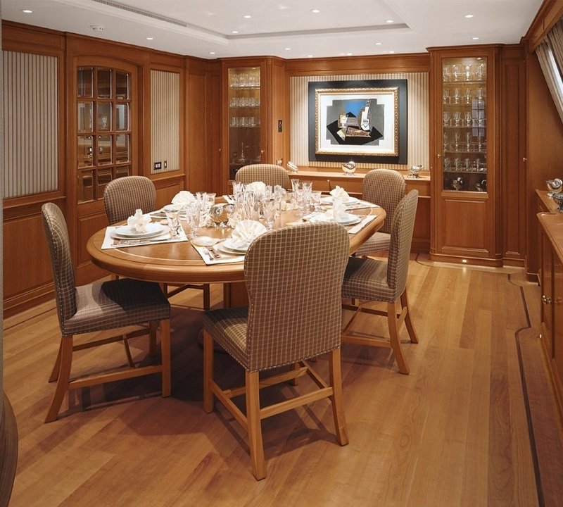 Eating/dining Saloon On Yacht IS A ROSE