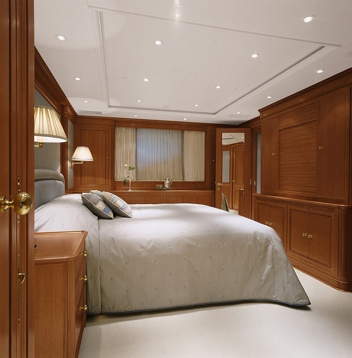 Guest's Cabin On Yacht IS A ROSE