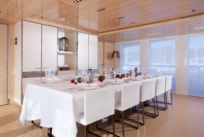 Eating/dining Saloon On Board Yacht LA PELLEGRINA